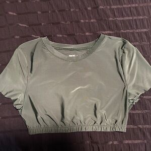 Aerie active green tee